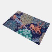 森のデアーズ、ウィリアム・モリス ドアマット (アングル)