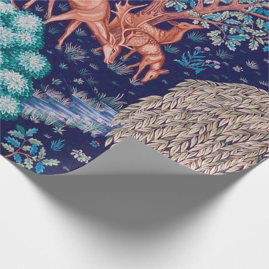 森のデアーズ、ウィリアム・モリス ラッピングペーパー (角)