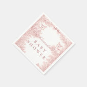 森のトイレ柄 ベビーシャワー スタンダードカクテルナプキン (角)