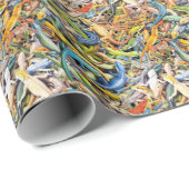 森のトカゲの茂み ラッピングペーパー (ロールコーナー)