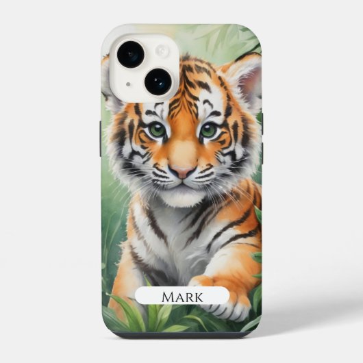 森のトラの子 iPhoneケース (裏面)