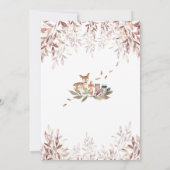 森のトラックベイビーシャワー招待状 招待状 (裏面)