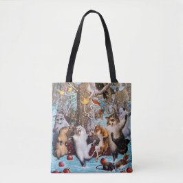 森のトートバックの踊り動物のパーティー トートバッグ