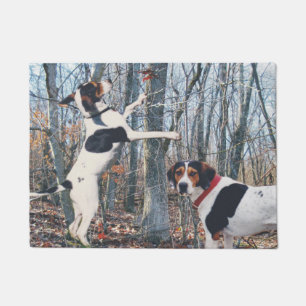 森のドア・マットのTreeingの歩行者のCoonhounds ドアマット