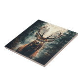 森のドラマチックなエルク タイル (側面)