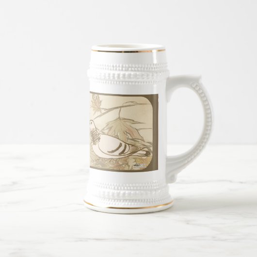 森のハト ビールジョッキ (右)