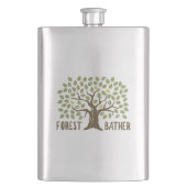 森のバザー鳥 フラスク (正面)