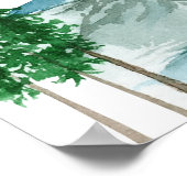 森のバチェロレッテパーティー歓迎看板 ポスター (角)