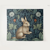 森のバニーアールヌーボー タペストリー (正面(横))