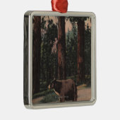 森のヒグマ メタルオーナメント (右)