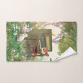 森のピアノコンサート ハンドタオル (ハンドタオル)