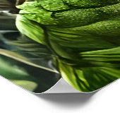 森のファンタジー獣のポートレート | AI Art ポスター (角)