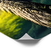 森のファンタジー獣 | AIアートポスター ポスター (角)