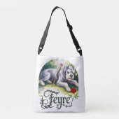 森のフェアー – ファンタジーシュナウザー射手 クロスボディバッグ (裏面)