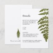 森のフエルン 詳細 封入カード エンクロージャーカード (正面/裏面)