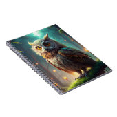 森のフクロウ ノートブック (右側)