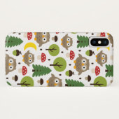 森のフクロウ Case-Mate iPhoneケース (裏面(横))