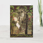 森のプリンセスグリーティングカード ノートカード (正面)