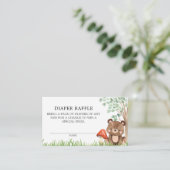 森のベイビーシャワーディーパーラフル封入カード エンクロージャーカード (スタンド正面)