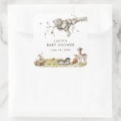 森のベイビーシャワー スクエアシール (バッグ)