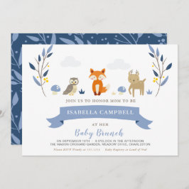 森のベイビーブランシュ招待状 招待状