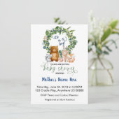 森のベビーシャワー招待状 招待状 (スタンド正面)