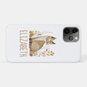 森のボブキャット かわいい オリジナル Case-Mate iPhoneケース (裏面(横))