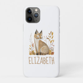 森のボブキャット かわいい オリジナル iPhone 11 PROケース
