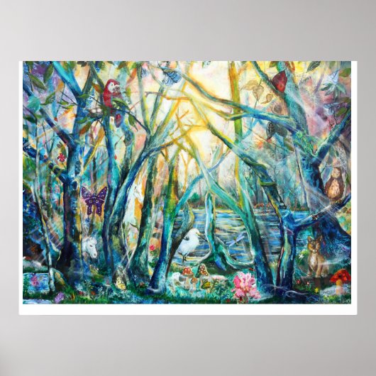 森のポスター ポスター (正面)