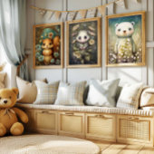 森のポッサムのぬいぐるみ壁飾り | 壁のプリント ポスター