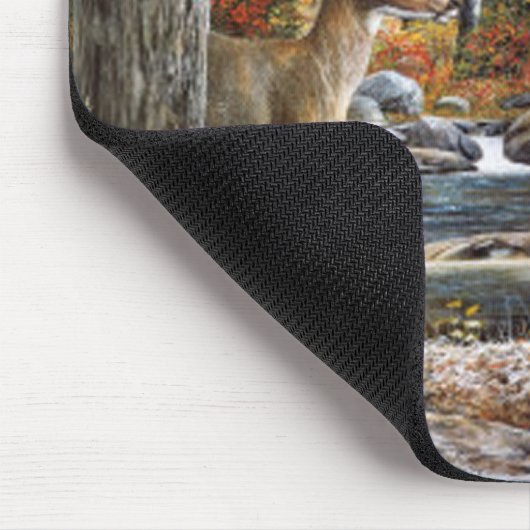 森のマウスパッドのシカ マウスパッド (コーナー)