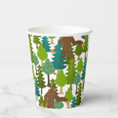 森のマンガの大きな足 紙コップ (裏面)