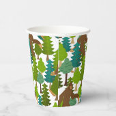 森のマンガの大きな足 紙コップ (右)