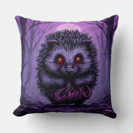 森のミステリアスなハリネズミ不気味たち クッション