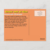 森のミステリー ポストカード (裏面)