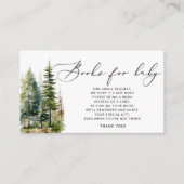 森のミニマリスト本ベビーチケット エンクロージャーカード (正面)