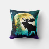 森のムース満月 クッション (正面)