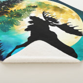 森のムース満月 シェルパブランケット (3/4)