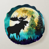 森のムース満月 ラウンドクッション (裏面)