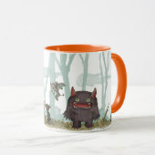 森のモンスター マグカップ (正面右)