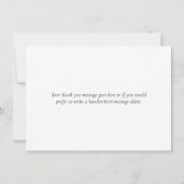 森のユーカリグリーン　サンキュー サンキューカード (裏面)