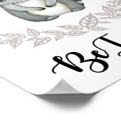 森のラクーンのプリント ポスター (角)