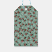 森のラディバグズグリーンベビーシャワー ギフトタグ (裏面)