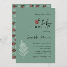 森のラディバグズグリーンベビーシャワー