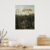 森のランデブー - アンリ・ルソー 美術 ポスター (キッチン)