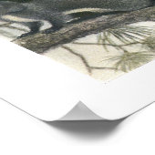 森のリスプリント ポスター (角)