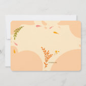 森のリス 招待状 (裏面)