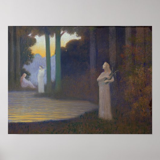 森のリリシズム， 1910 ポスター (正面)