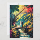 森のロマンス結婚物語 招待状 (裏面)