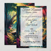 森のロマンス結婚物語 招待状 (正面/裏面)